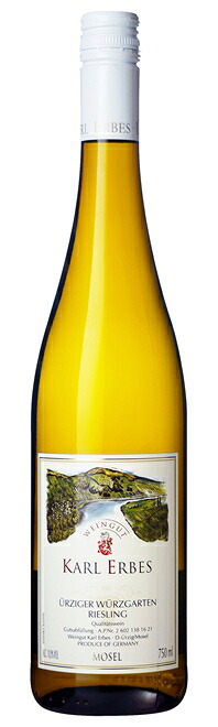 【全国一律送料無料】ユルツィガー ヴュルツガルテン リースリング 750ml 24本(2ケース)【ｲﾝﾎﾟｰﾀｰ直送】　｜　 ドイツ　モーゼル ユルツィガー　ヴュルツガルテン 白 やや甘口 ワイン ・・rziger W・・rzgarten Riesling カール エルベス