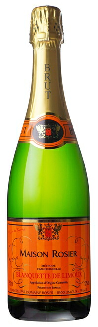 ブランケット ド リムー メゾン ロジェ ブリュット 750ml 【ｲﾝﾎﾟｰﾀｰ直送】　｜　 フランス　ラングドック ルション リムー 白 辛口 ワイン Blanquette de Limoux Maison Rosier Brut ドメーヌ ロジエ