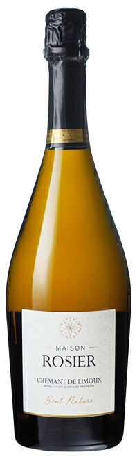 クレマン ド リムー キュヴェ ブリュット ナチュール 750ml 【ｲﾝﾎﾟｰﾀｰ直送】　｜　 フランス　ラングドック ルション リムー 白 辛口 ワイン Cremant de Limoux Cuv&eacute;e Brut Nature ドメーヌ ロジエ｜ワインと地酒　アティグス 44,352円