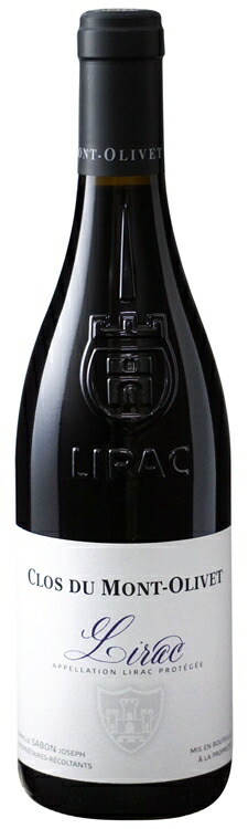 リラック ルージュ 750ml 【ｲﾝﾎﾟｰﾀｰ直送】　｜　 フランス　コート デュ ローヌ リラック 赤 フルボディ ワイン Lirac Rouge クロ デュ モン オリヴェ