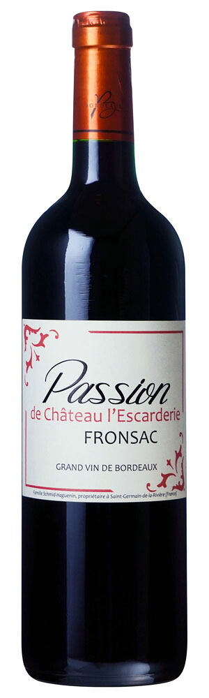 パスィヨン ド シャトー レスカドリー 750ml 【ｲﾝﾎﾟｰﾀｰ直送】 稲葉 FC971　｜　 フランス 赤 ワイン Passion de Ch・・teau l'Escarderie シャトー レスカドリー ボルドー