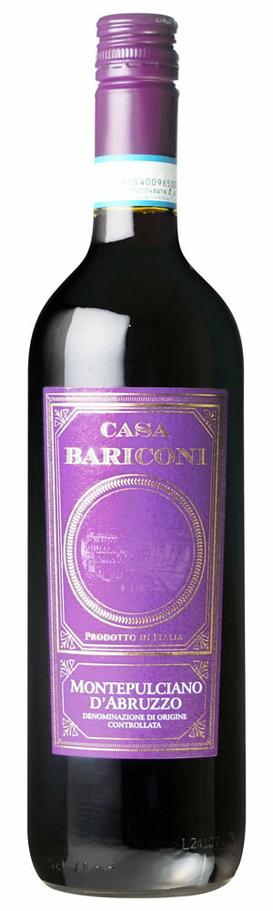 カーザ バリコーニ モンテプルチャーノ ダブルッツォ 750ml 【ｲﾝﾎﾟｰﾀｰ直送】 稲葉 IA060　｜　 イタリア 赤 ワイン Casa Bariconi Montepulciano d\'Abruzzo カーザ バリコーニ アブルッツォ