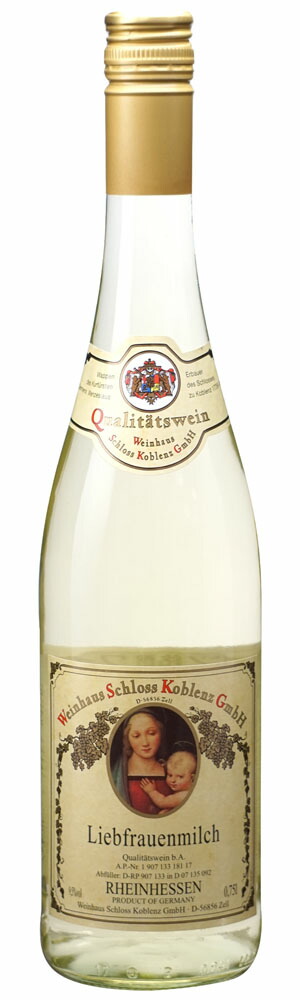 リープフラウミルヒ 750ml 【ｲﾝﾎﾟｰﾀｰ直送】 稲葉 G031　｜　 ドイツ 白 ワイン Liebfrauenmilch Qualit&auml;tswein ヴァインハウス シュロス コブレンツ その他の地域（ドイツ）