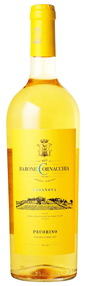 コントログエッラ ペコリーノ 750ml【インポーター直送】 | イタリア アブルッツォ 白 ワイン Controguerra Pecorino バローネ コルナッキア|ワインと地酒 アティグス