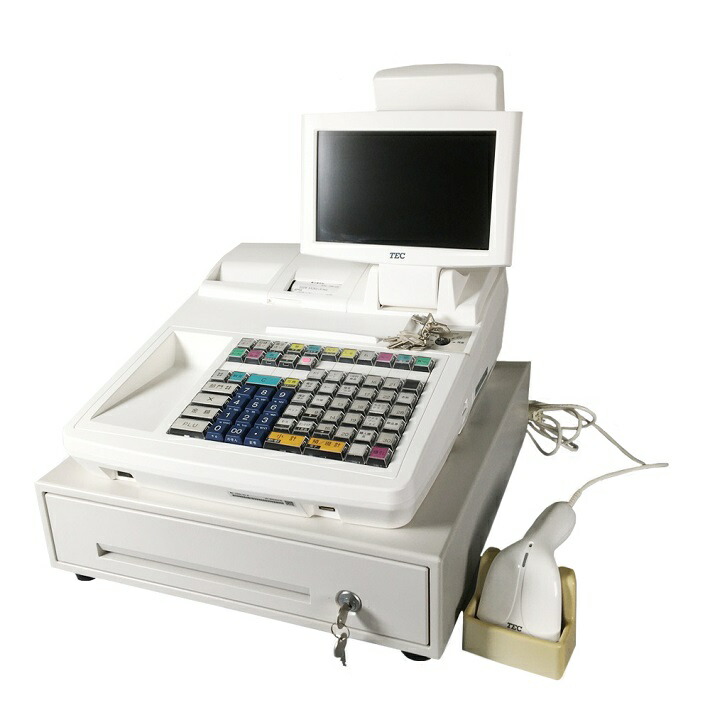 PayPay対応 東芝テック POSターミナル QT-100 レジスタ ドロワ 据置き