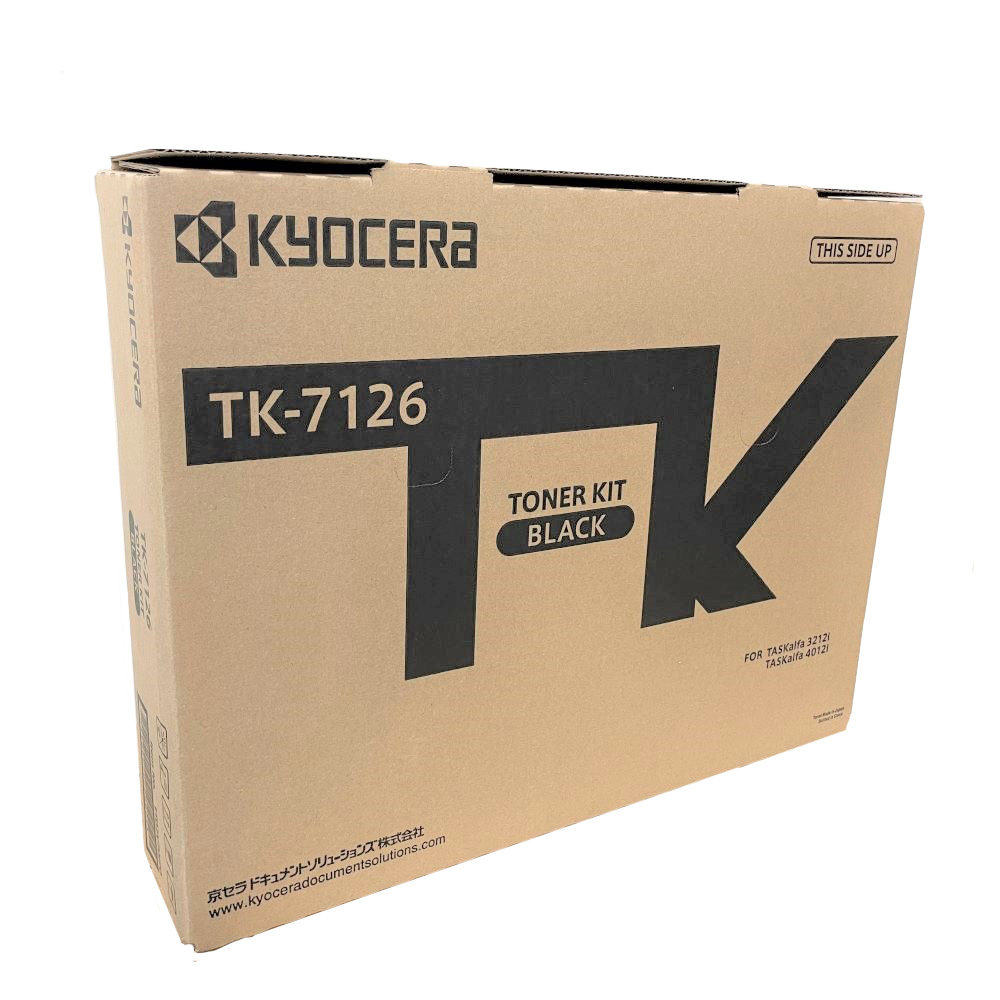 京セラ 純正トナーカートリッジ TK-7126 ブラック 適合機種：TASKalfa3212i、TASKalfa4012i 【送料無料】【平日午後4時までにご注文確定なら当日発送致します！】