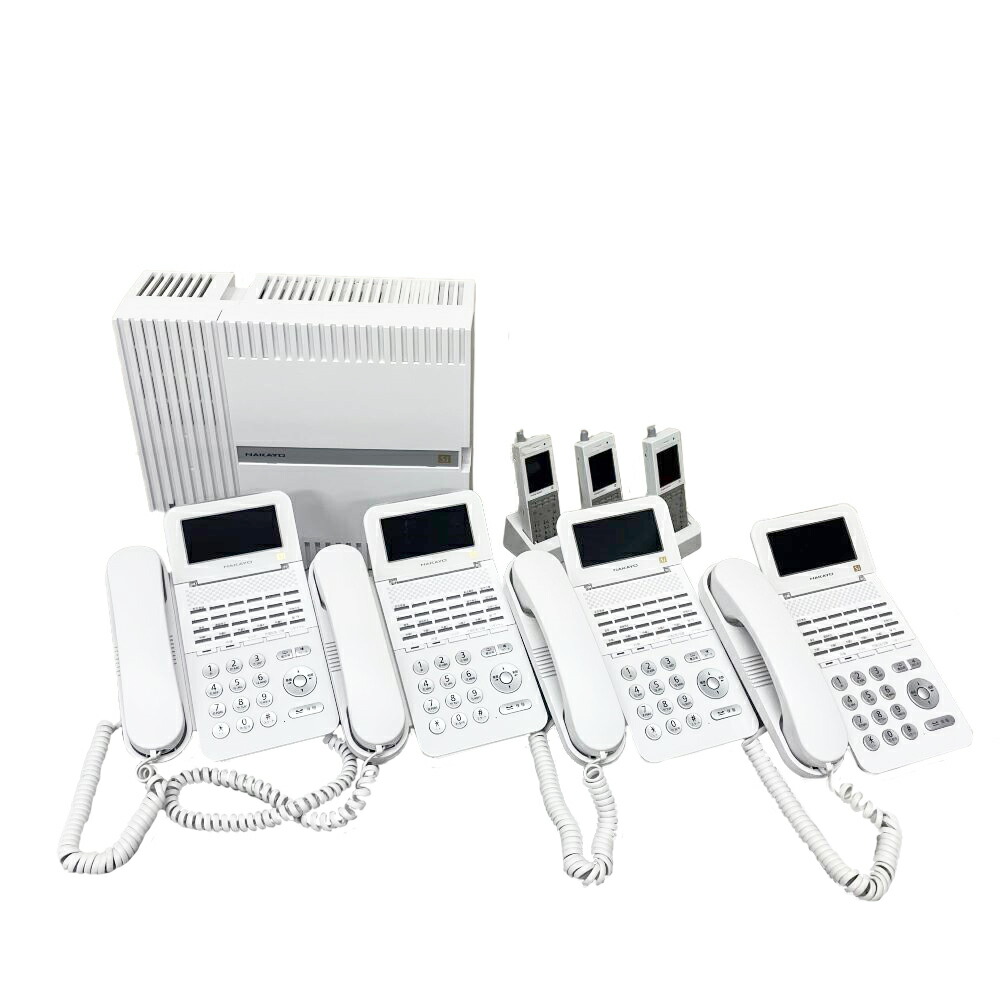美品　NYC-24Si-SDW　24ボタン　2台セット　ナカヨ　24SiSDW NYC-24SI-SDW: NYC-Si 24ボタン標準電話機(W)｜GOYOU （ゴヨー）