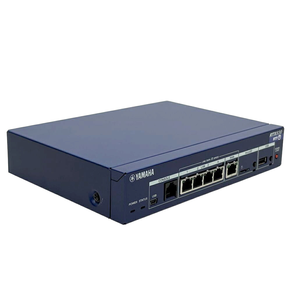 YAMAHA VPNル－ター RTX830 ギガアクセス 小規模拠点向 ネットワーク 有線ブロードバンドルーター IPv6 PPPoE ヤマハ NTT 【送料無料】【中古】