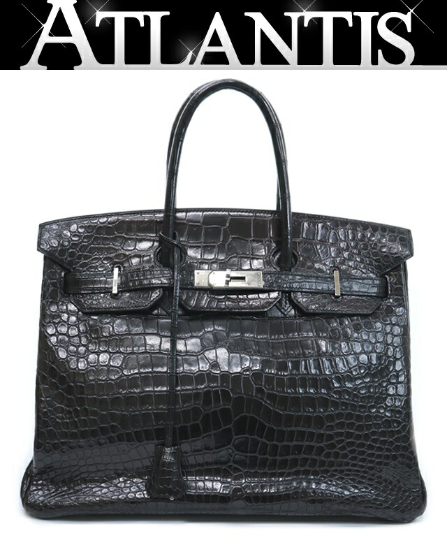 楽天市場】【広尾店】極美品 エルメス HERMES バーキン25 クロコ