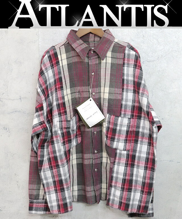 楽天市場】READYMADE レディメイド シャツ 赤 黒 レッド ブラック