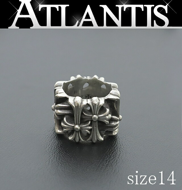 クロムハーツ　セメタリースクエアリング CHROME HEARTS クロムハーツ CEMETERY RING セメタリー スクエア