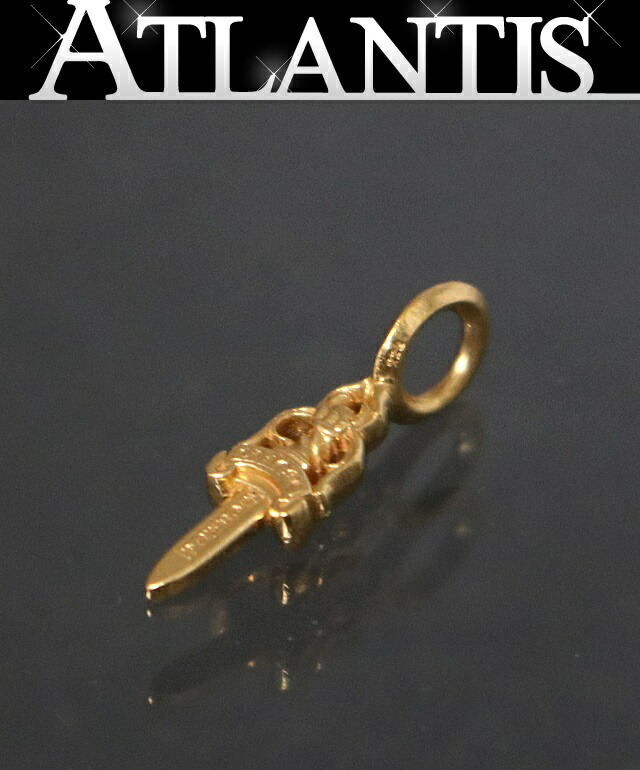 CHROME HEARTS クロムハーツ ダガースタックチャーム ゴールド22K クロムハーツスタックダガーチャーム22K#A|クロムハーツ通販専門