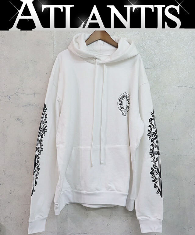 楽天市場】CHROME HEARTS HOODIE HORSESHOE WHITE クロムハーツ