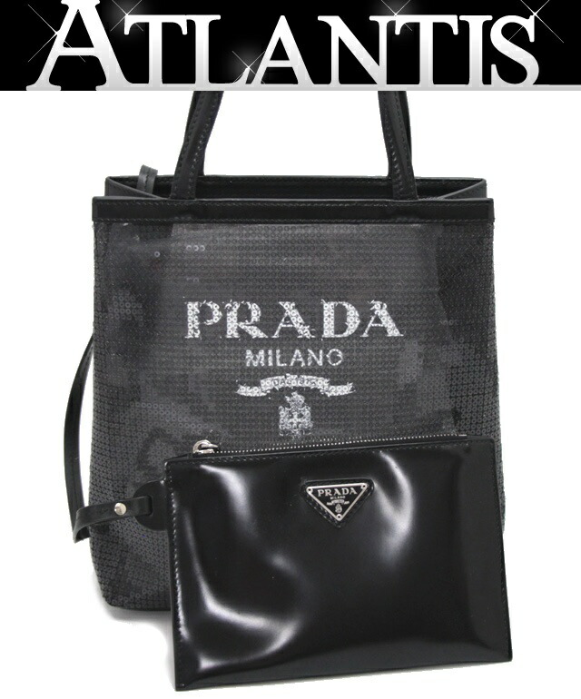 PRADA プラダ トライアングルロゴ メッシュ バケットバッグ NERO 楽天市場】プラダ ショルダーバッグ/バケットバッグ/クロス