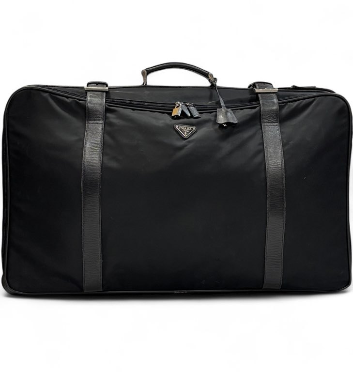プラダ テスートナイロン レザー 2輪 キャリーバッグ トラベルバッグ 楽天市場】PRADA プラダ キャリーケース TROLLEY 2VQ001 064