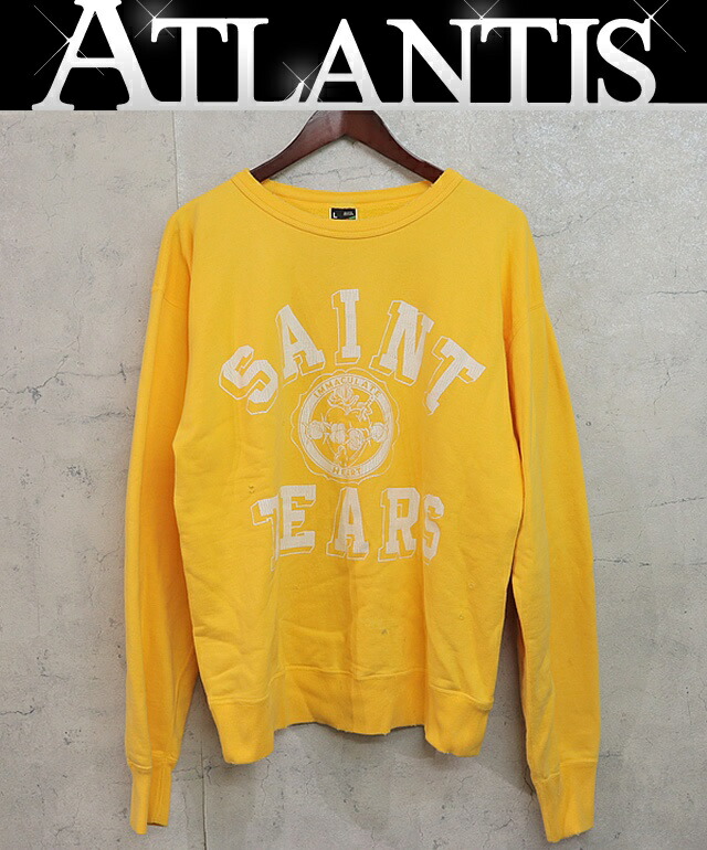 【美品】SAINT MICHAEL クルーネックスウェット サイズL SAINT MICHAEL クルー ネック スウェット トレーナー L