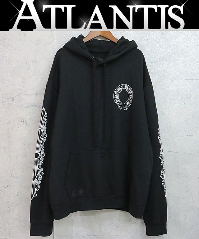 CHROME HEARTS クロムハーツ／ダガージップ パーカー／銀座購入／薄手 CHROME HEARTSクロムハーツDAGGER EYE CHART ダガージップ