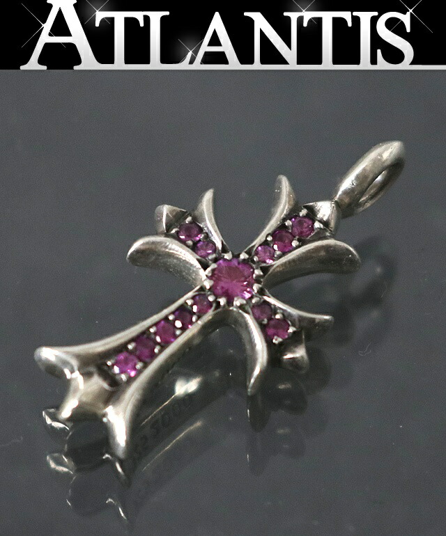 クロムハーツ/タイニーファットチャーム/エメラルドパヴェ/新品加工/インボイス CHROME HEARTS - 【新品未使用】22Kタイニーファットクロス