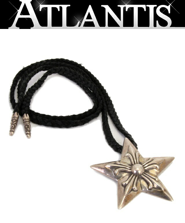 楽天市場】CHROME HEARTS STAR LEATHER BRAID クロムハーツ STAR