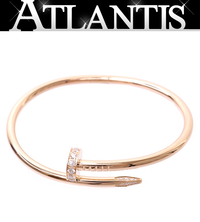 美品 Cartier ブラックレザー ゴールドブレスレット CRN6721917 - パンテール ドゥ カルティエ ブレスレット