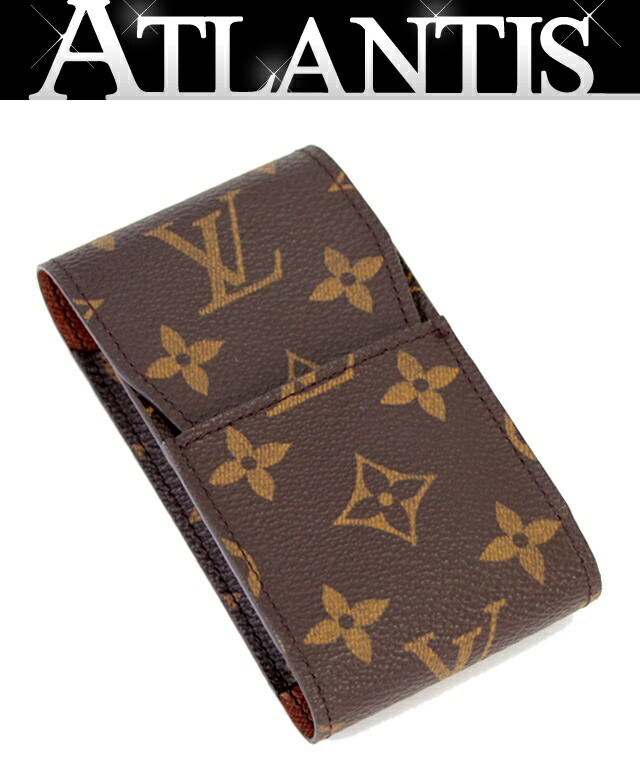 美品 ルイヴィトン Louis Vuitton エテュイ シガレット タバコケース モノグラム M63024 【70788】