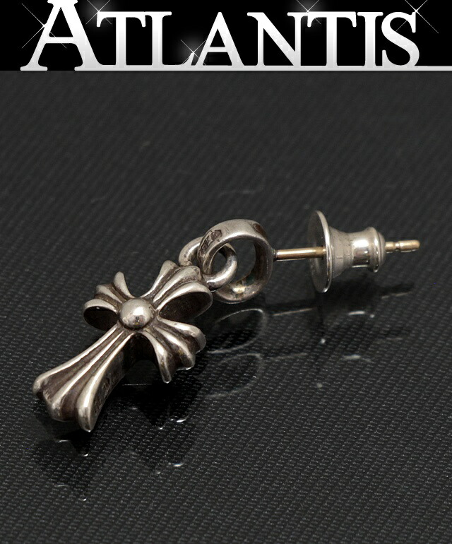 楽天市場】クロムハーツ ピアス メンズ CHクロス ファット スタッド