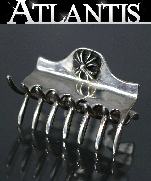 クロムハーツ ヘアクリップ 正規品 CHROME HEARTS クロムハーツ ヘアクリップ /Vプレーン : Freaks