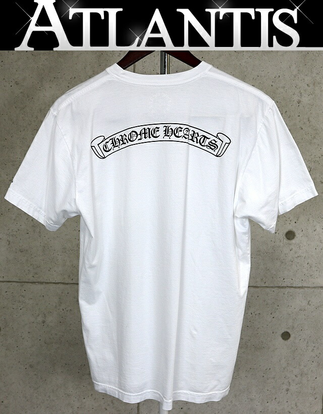 CHROME HEARTS Tシャツ 東京 スクロールロゴ ホワイト M CHROME HEARTS クロムハーツ CH TOKYO T-SHRT 東京限定 バック