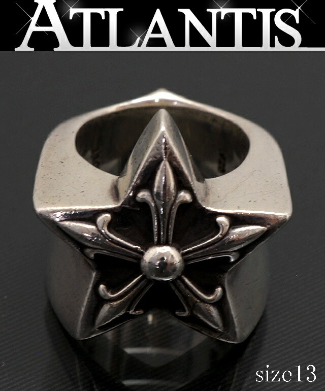 楽天市場】クロムハーツ Chrome Hearts ラージスター リング