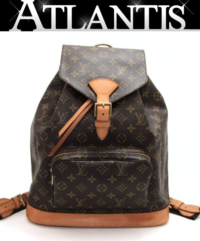 ルイヴィトン　リュック　モンスリ　M51135 ルイ・ヴィトン LOUIS VUITTON モンスリGM M51135 モノグラム