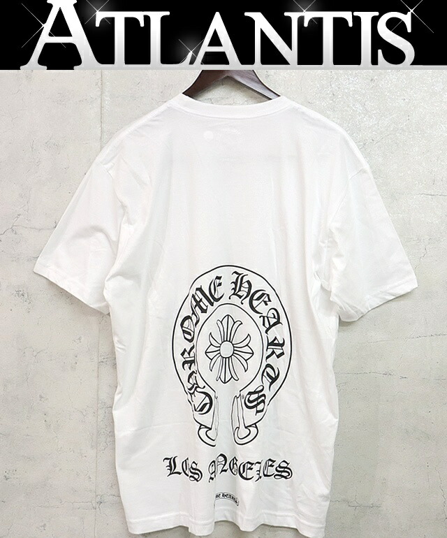 クロムハーツ　Tシャツ　新品未使用　ホースシュー　インボイス付 CHROME HEARTS クロムハーツ（原本無） ホースシュー ロゴ