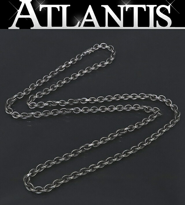 ネックレス ペーパーチェーン シルバー925 刻印 CHROME HEARTS ペーパーチェーン ｜ MixTHINKS（ミックス