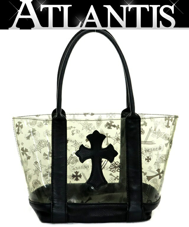 楽天市場】CHROME HEARTS MINI TOTE BAG HEAVY BLACK LEATHER