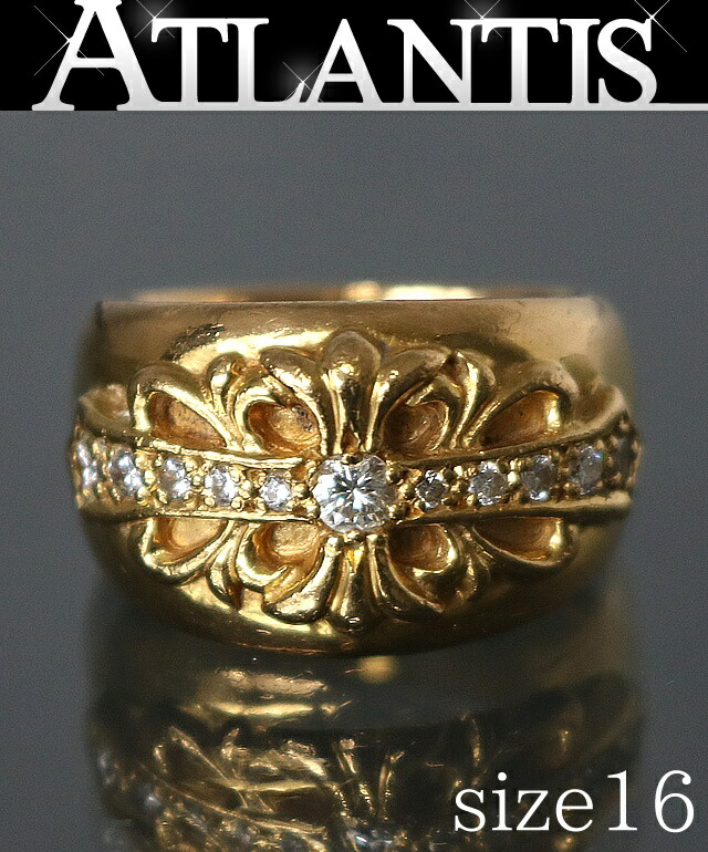 楽天市場】CHROME HEARTS ALPHABET BLOCK RING 22K クロムハーツ