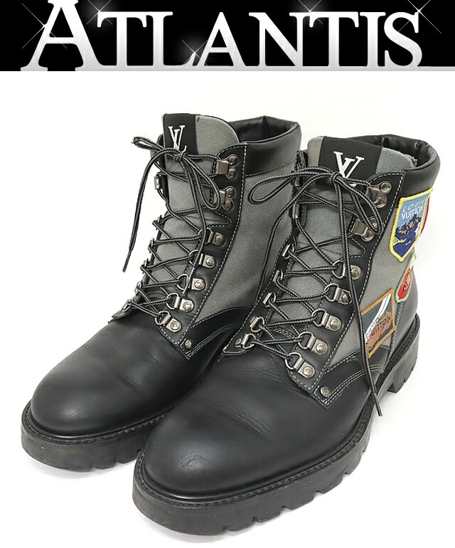 LOUIS VUITTON ローリエート・ライン アンクルブーツ ブラック LOUIS VUITTON(ルイヴィトン) / ブーツ/35/ブラック/レザー/ロー