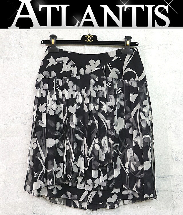 楽天市場】シャネル ココボタン ツイードスカート ピンク 96P【送料