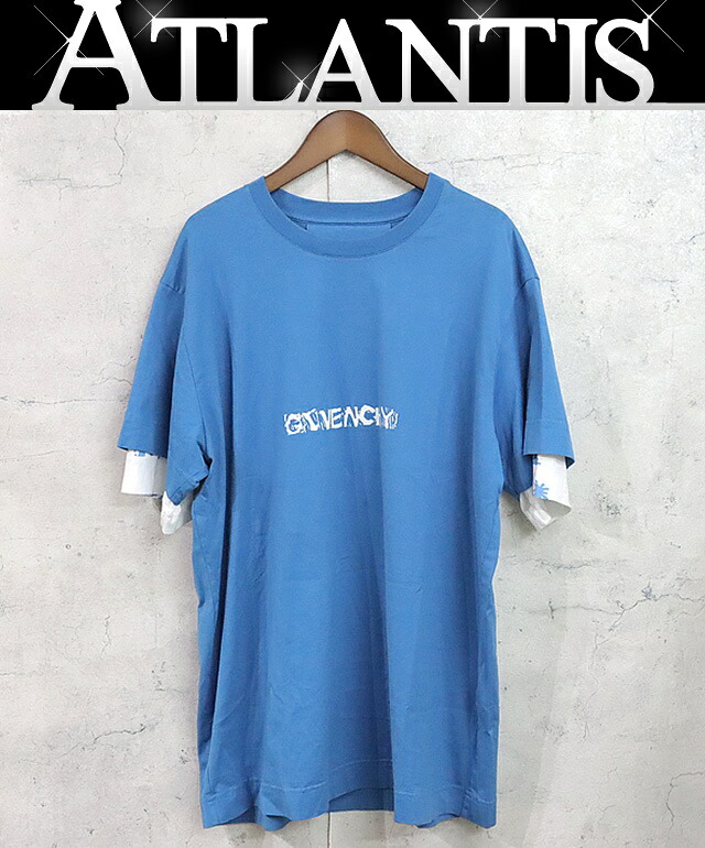 【超人気デザイン】ジバンシー☆センター刺繍ロゴ Tシャツ レインボー 入手困難 超人気デザイン】ジバンシー☆センター刺繍ロゴ Tシャツ レインボー