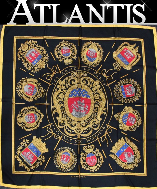 楽天市場】【広尾店】美品 エルメス HERMES カレ90 Bride de cour 法廷