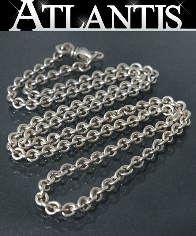 美品 クロムハーツ chromehearts ネックレス CHROME HEARTS クロムハーツ ネックレス NEチェーン 24インチ