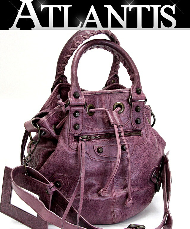 楽天市場】バレンシアガ BALENCIAGA ザ ツィギー 2WAYバッグ レザー 赤