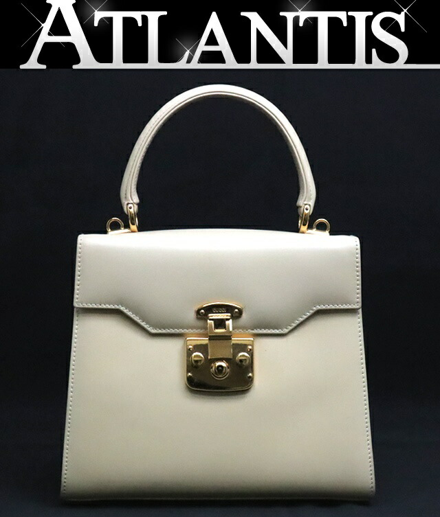 GUCCI アイボリー レザー ハンドバッグ 保存袋付き 楽天市場】【バッグ】GUCCI グッチ ハンドバッグ ミニボストン レザー