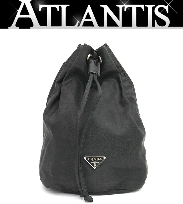 楽天市場】【未使用品】PRADA プラダ ナイロン ポーチ 巾着