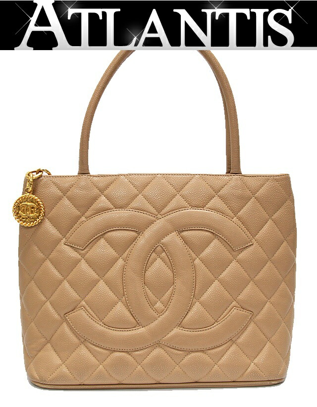 楽天市場】シャネル CHANEL 復刻 トート バッグ ベージュ