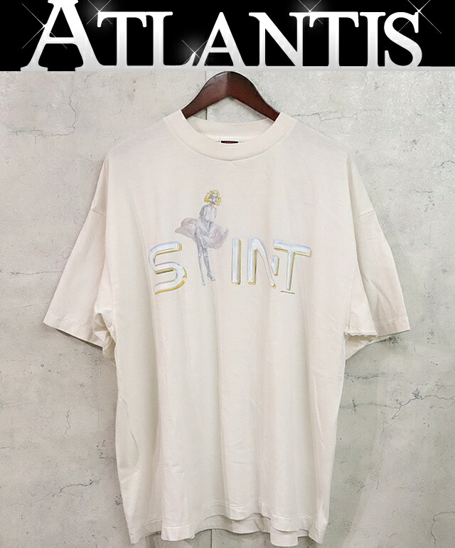 25ss 新品正規品 SAINTM×××××× セントマイケル Tシャツ L SAINT M×××××× - セントマイケル25SS SAINT 666 LS TEE(SM-HR8