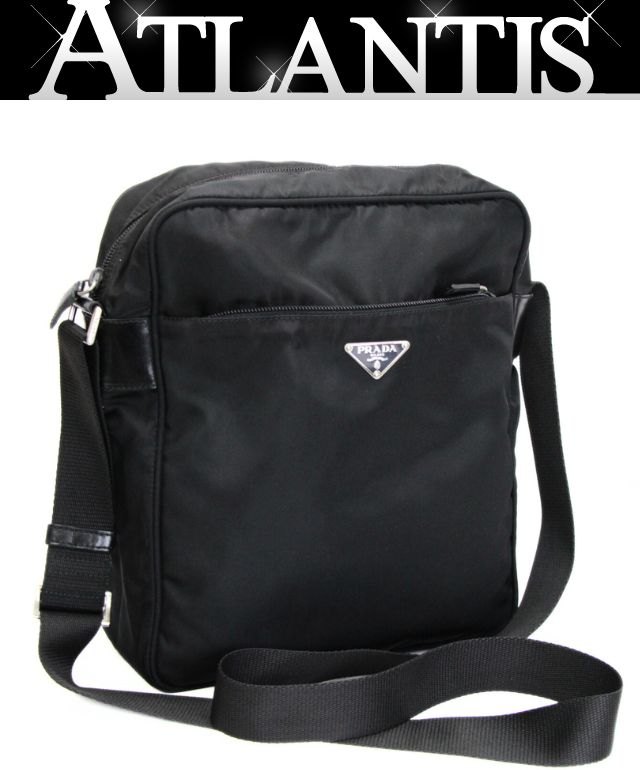 PRADA SPORTS ショルダーバッグ 4vs109 PRADA SPORT ブラック ナイロン ショルダーバッグ PRADA プラダ プラダ