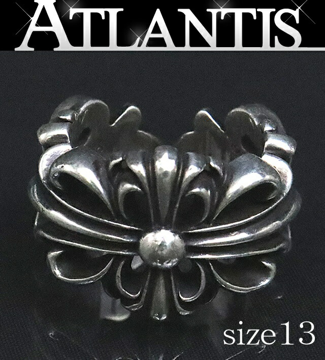 クロムハーツ ダブルフローラル ハート 9号 新品 楽天市場】CHROME HEARTS DBL FLORAL CROSS RING PAVE DIAMOND