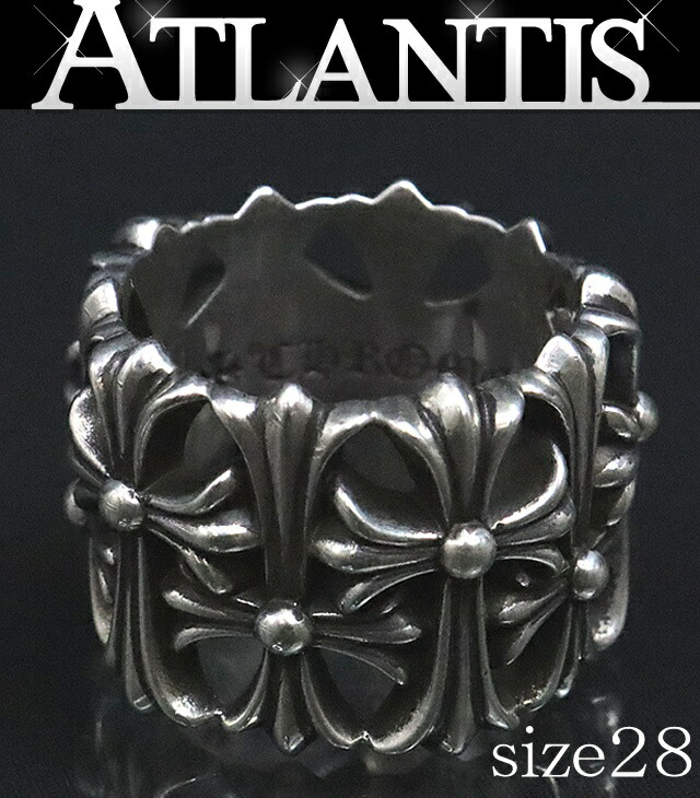セメタリー クロス リング シルバー925 約26.5g 約22号 楽天市場】CHROME HEARTS 銀座店 クロムハーツ セメタリークロス