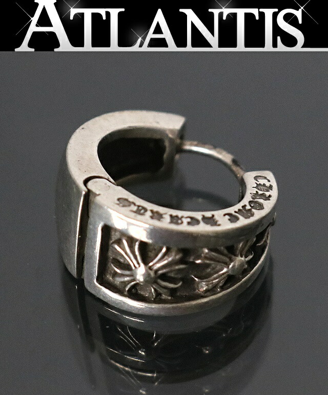 楽天市場】クロムハーツ【CHROMEHEARTS】 ナローVバンド ピアス / CHX