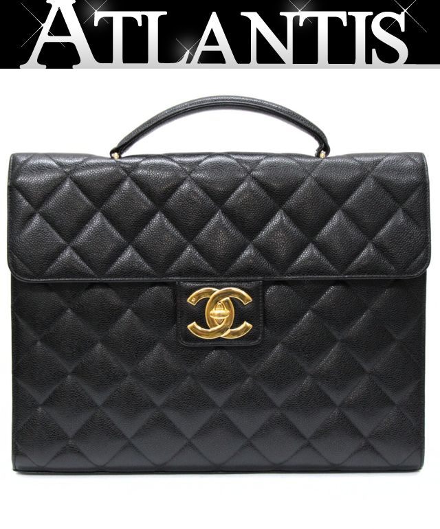 楽天市場】シャネル 【CHANEL】 キャビアスキン ブリーフケース