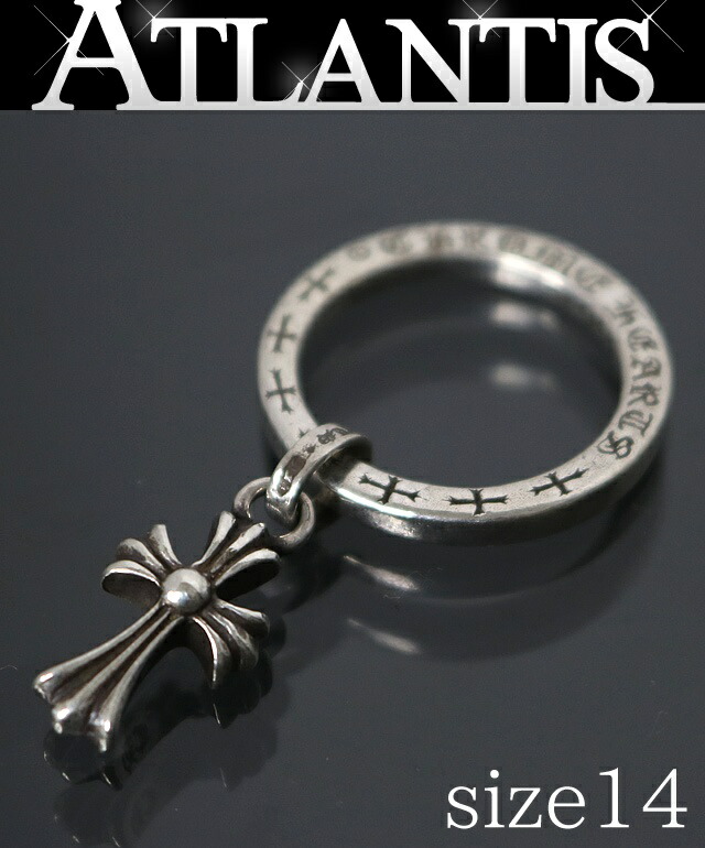 クロムハーツ CHROME HEARTS ベイビー ファット リング 10号 10号 CHROME HEARTS ベビーファットクロス NTFL リング シルバー